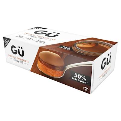 GU Double Chocolate Cheeky Pots 2x80g GU Double Chocolate Cheeky Pots 2x80g