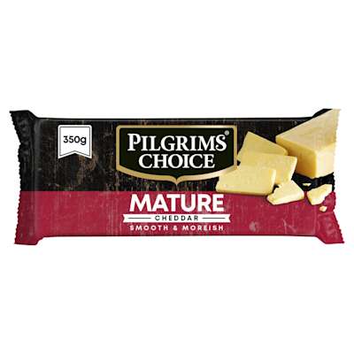 Pilgrims Choice Mature Cheddar 350g Pilgrims Choice Mature Cheddar 350g