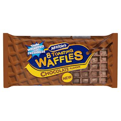 McVitie's 8 Toasting Waffles Chocolate McVitie's 8 Toasting Waffles Chocolate