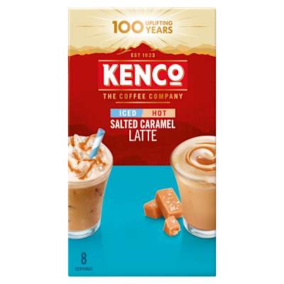 Kenco Iced Hot Salted Caramel 8 x 20.3g Kenco Iced Hot Salted Caramel 8 x 20.3g
