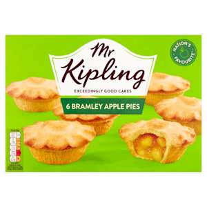 Mr Kipling Deep Filled Bramley Apple 6pk Mr Kipling Deep Filled Bramley Apple 6pk