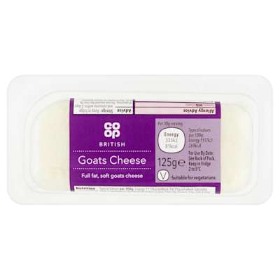 Co-op Goats Cheese 125g Co-op Goats Cheese 125g