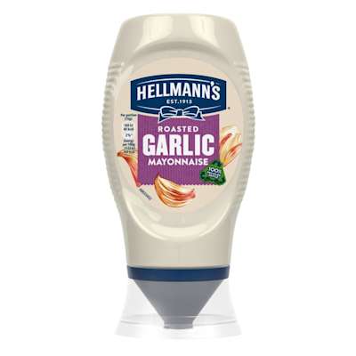 Hellmann's Squeezy Garlic Mayonnaise 250ml Hellmann's Squeezy Garlic Mayonnaise 250ml