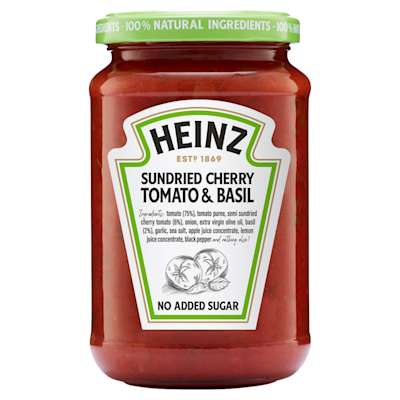 Heinz Cherry Tomato & Basil Pasta Sauce 350g Heinz Cherry Tomato & Basil Pasta Sauce 350g