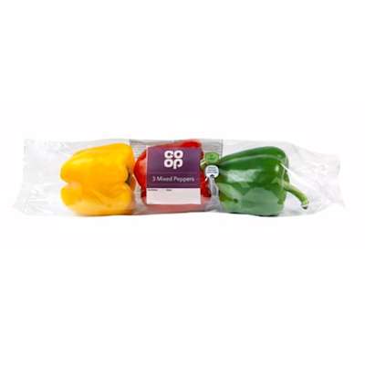 Co-op Mixed Pepper Bag 300g Co-op Mixed Pepper Bag 300g