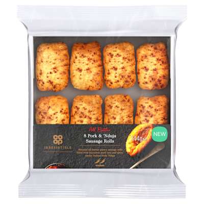 Co-op Irresistible Pork and N’duja Sausage Roll Co-op Irresistible Pork and N’duja Sausage Roll