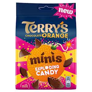 Terrys Exploding Candy Milk Minis 105G Terrys Exploding Candy Milk Minis 105G