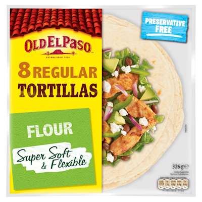 Old El Paso Flour Tortillas 326g Old El Paso Flour Tortillas 326g