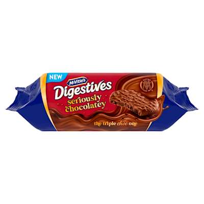 McVitie's Seriously Choc Digestives 250g McVitie's Seriously Choc Digestives 250g