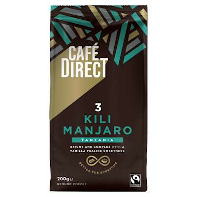 Cafedirect Fairtrade Ground Kilimanjaro 200g Cafedirect Fairtrade Ground Kilimanjaro 200g