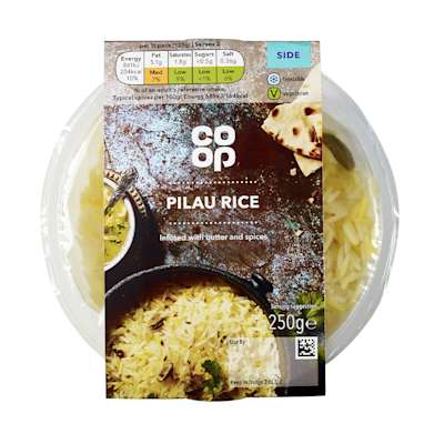 Co-op Takeaway Pilau Rice 250g Co-op Takeaway Pilau Rice 250g