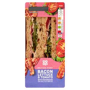 Co-op Bacon Lettuce & Tomato Sandwich  Co-op Bacon Lettuce & Tomato Sandwich
