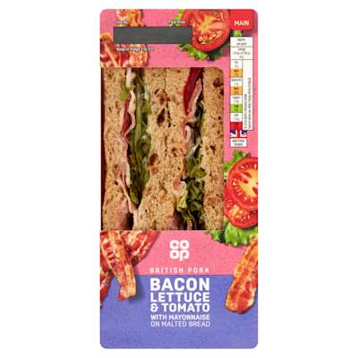 Co-op Bacon Lettuce & Tomato Sandwich Co-op Bacon Lettuce & Tomato Sandwich