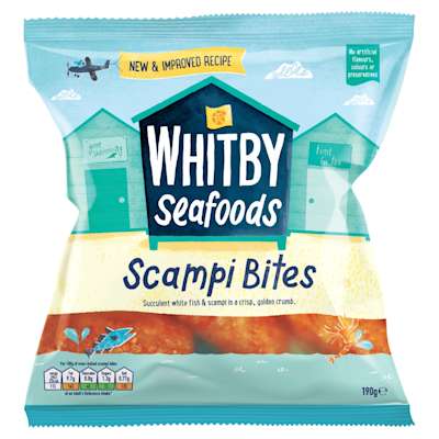 Whitby Seafoods Scampi Bites 190g Whitby Seafoods Scampi Bites 190g