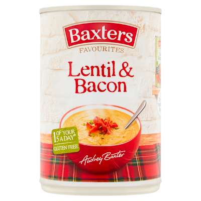 Baxter's Favourites Lentil & Bacon Soup 400g Baxter's Favourites Lentil & Bacon Soup 400g