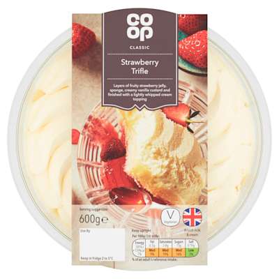 Co-op Strawberry Trifle 600g Co-op Strawberry Trifle 600g