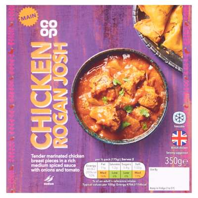 Co-op Chicken Rogan Josh 350g Co-op Chicken Rogan Josh 350g