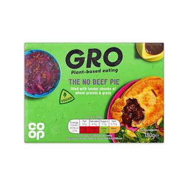 GRO No Beef Pie 180g GRO No Beef Pie 180g