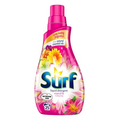 Surf Liquid Tropical Lily 25 Washes 875ml Surf Liquid Tropical Lily 25 Washes 875ml