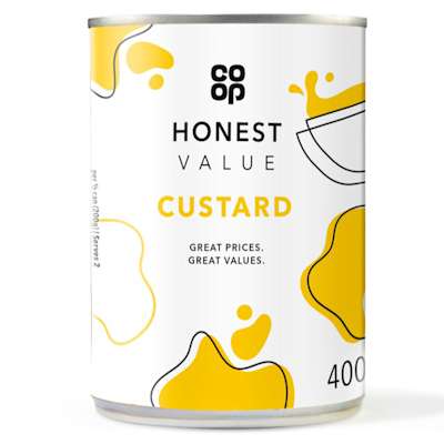Co-op Honest Value Custard 400g Co-op Honest Value Custard 400g