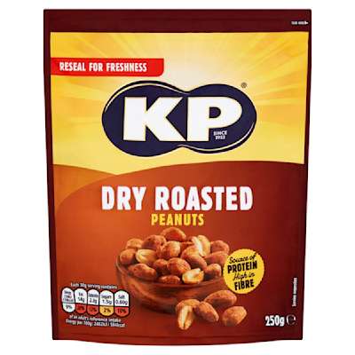 KP Dry Roasted Peanuts 250g KP Dry Roasted Peanuts 250g