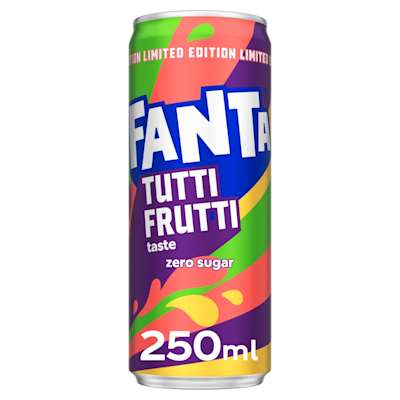 Fanta Tutti Frutti Zero Sugar 250ml Fanta Tutti Frutti Zero Sugar 250ml