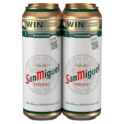 San Miguel Pint Cans 4x568ml San Miguel Pint Cans 4x568ml