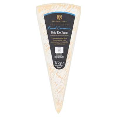 Co-op Irresistible Brie De Pays 170g Co-op Irresistible Brie De Pays 170g