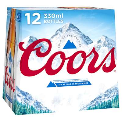 Coors Bottles 12x330ml Coors Bottles 12x330ml