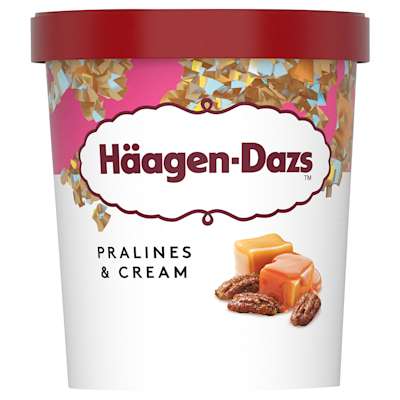 Häagen-Dazs Obsessions Pralines & Cream 460ml Häagen-Dazs Obsessions Pralines & Cream 460ml