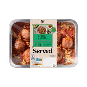 Co-op Meatball Marinara 433g Co-op Meatball Marinara 433g