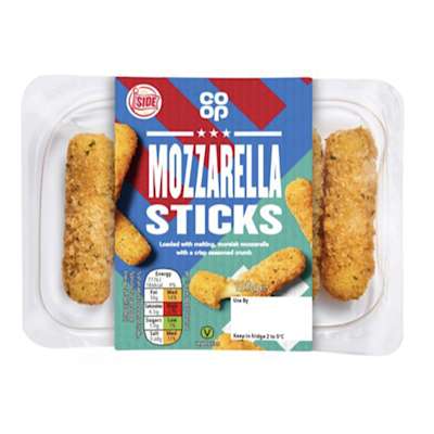 Co-op Mozzarella Sticks 120g Co-op Mozzarella Sticks 120g