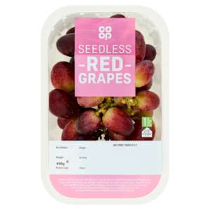 Co-op Seedless Red Grapes 450g Co-op Seedless Red Grapes 450g