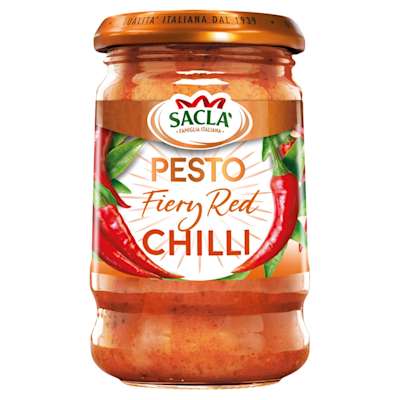 Sacla Fiery Chilli Pesto 190g Sacla Fiery Chilli Pesto 190g