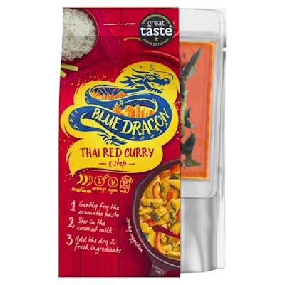 Blue Dragon 3 Step Red Curry 253g Blue Dragon 3 Step Red Curry 253g