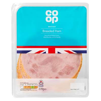 Co-op Breaded Ham 220g Co-op Breaded Ham 220g