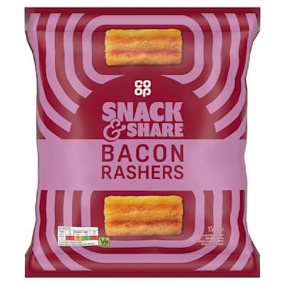 Co-op Bacon Rashers 150g Co-op Bacon Rashers 150g