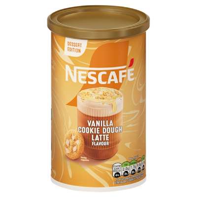 Nescafe Vanilla Cookie Dough Latte Tub Nescafe Vanilla Cookie Dough Latte Tub