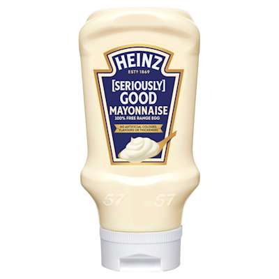 Heinz Seriously Good Mayonnaise Top Down 400ml Heinz Seriously Good Mayonnaise Top Down 400ml