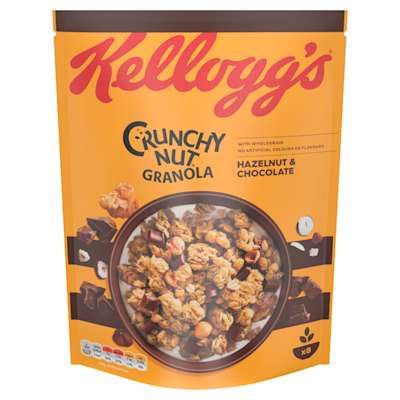 Kellogg's Crunchy Nut Hazelnut & Chocolate Granola 380g Kellogg's Crunchy Nut Hazelnut & Chocolate Granola 380g