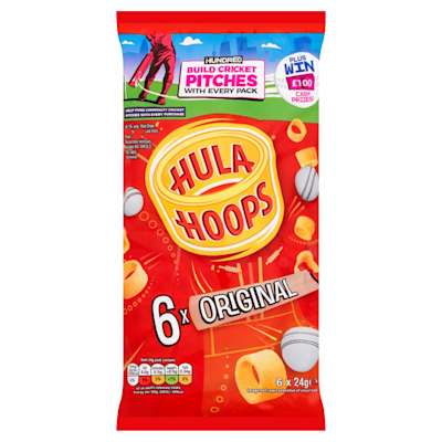 Hula Hoops Original 6 x 24g Hula Hoops Original 6 x 24g