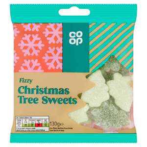 Co-op Christmas trees Sweets 130G Co-op Christmas trees Sweets 130G