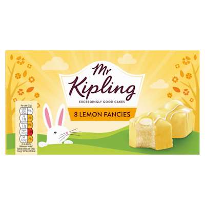 Mr Kipling Lemon Fancies 8s Mr Kipling Lemon Fancies 8s
