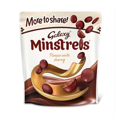 Galaxy Minstrels Large Pouch 240g Galaxy Minstrels Large Pouch 240g