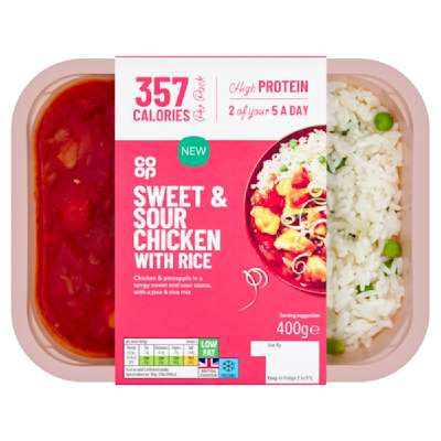 Co-op Diet Sweet & Sour Chicken 400g Co-op Diet Sweet & Sour Chicken 400g