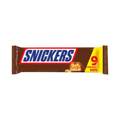 Snickers Snacksize 9 Pack 9x35.5g Snickers Snacksize 9 Pack 9x35.5g