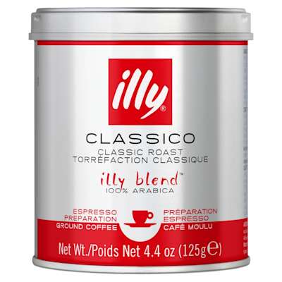 Illy Classico Ground Coffee 125g Illy Classico Ground Coffee 125g