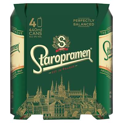 Staropramen 4x440ml Can Staropramen 4x440ml Can