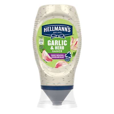 Hellmann’s Garlic & Herb Sauce 250ml Hellmann’s Garlic & Herb Sauce 250ml