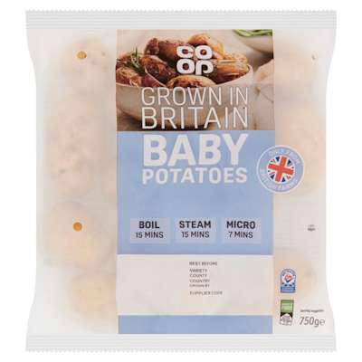 Co-op Baby Potatoes 750g Co-op Baby Potatoes 750g